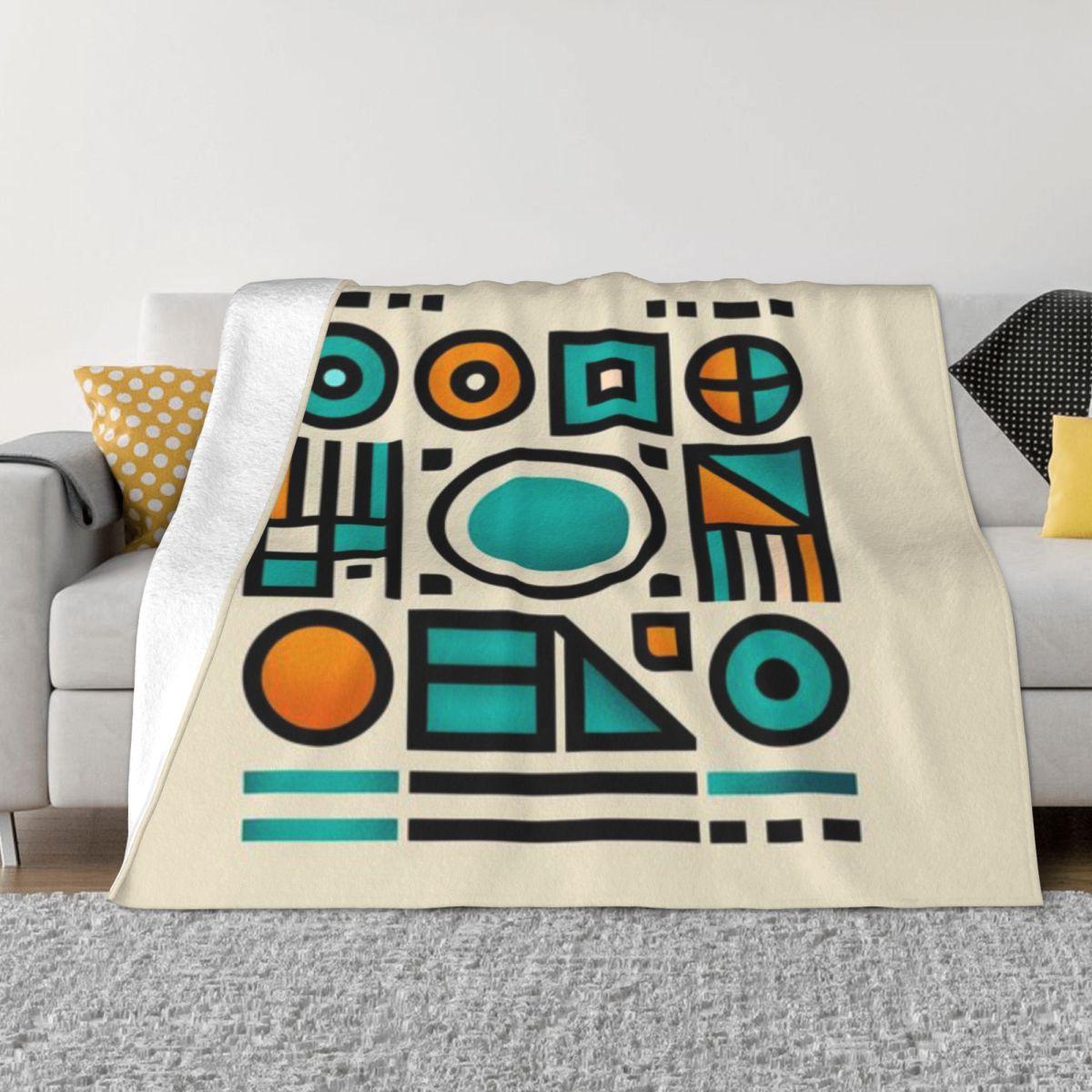 Minimalist Bauhaus Personalized Travel An Ultra-Soft Micro Fleece Blanket 50x60in