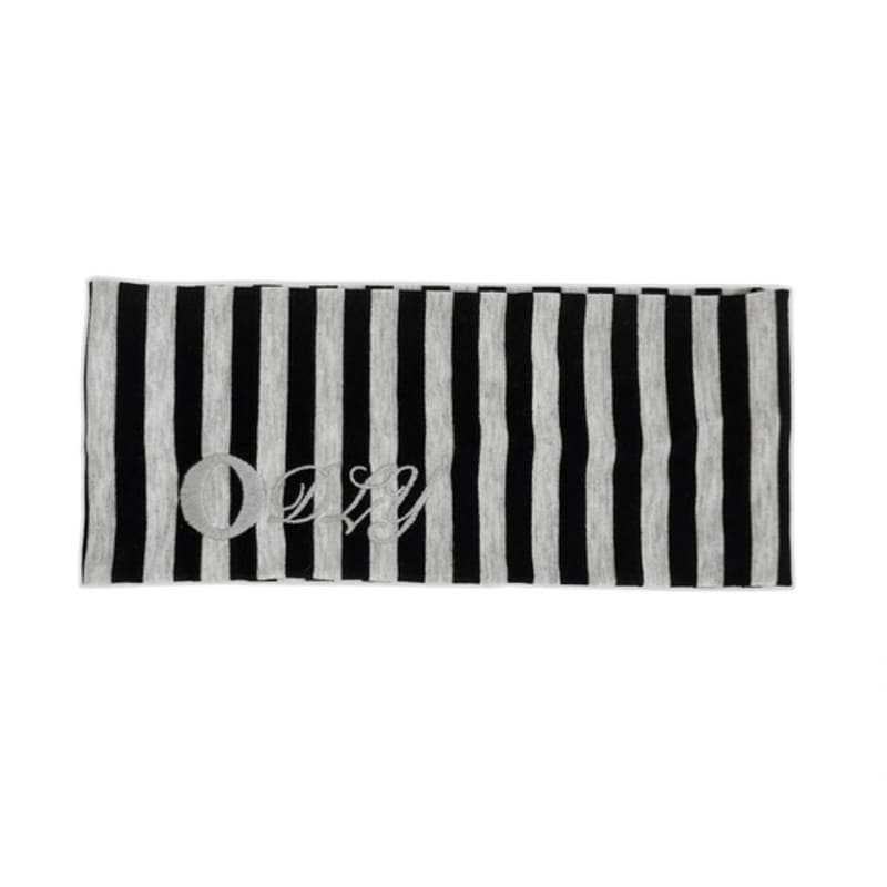 

odlyworkshop Повязка на голову с полосками, Пепельный FREE