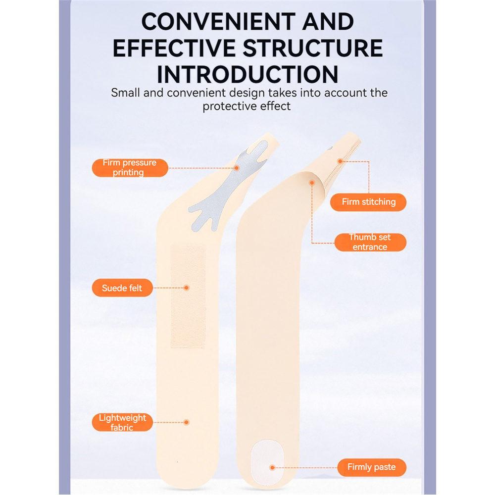 1Pcs Light Thin Thumb Tendon Sheath Wrist Guard Anti Sprain Thumb Protective Sleeve Orthodontic Pressure Wrapped Wrist Guard