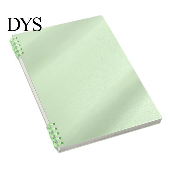 Durable Planner for Home A5 Spiral Notebook, Lined /Horizontal Grid/Blank Inner Page, Bound School Morandi Solid Color Cover Sketchbook Office