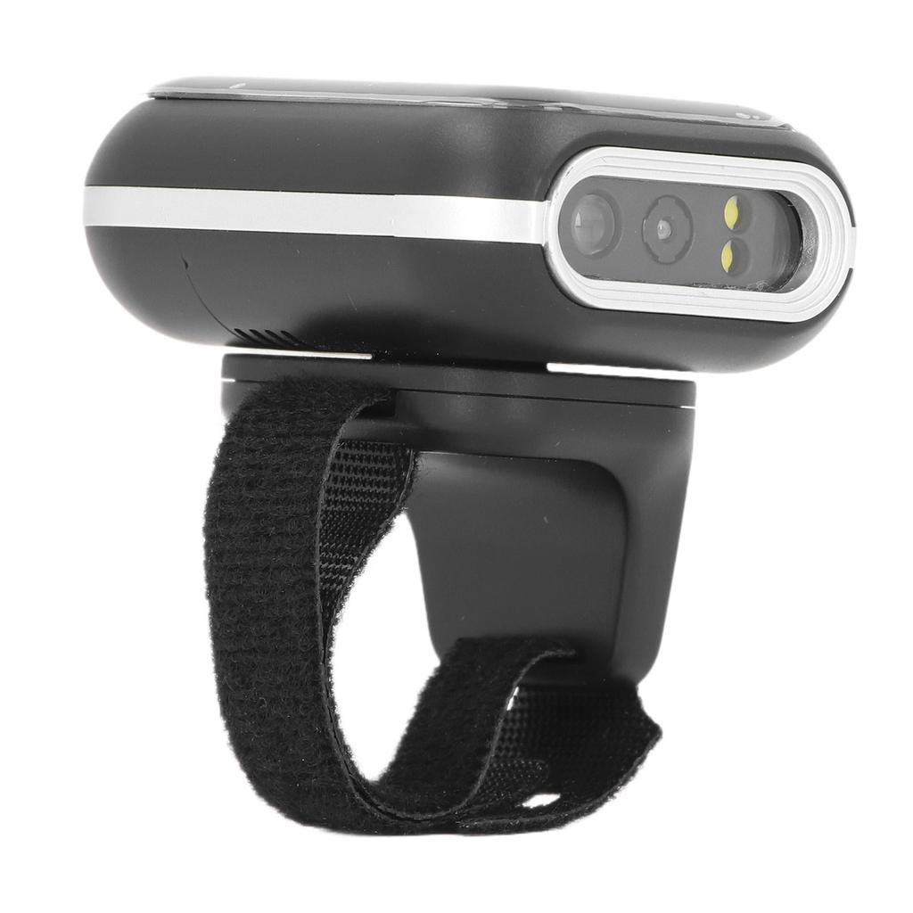 Ring Barcode Scanner 2.4G Wireless Bluetooth 2D Code Reader Wearable Finger Barcode Scanning Tool