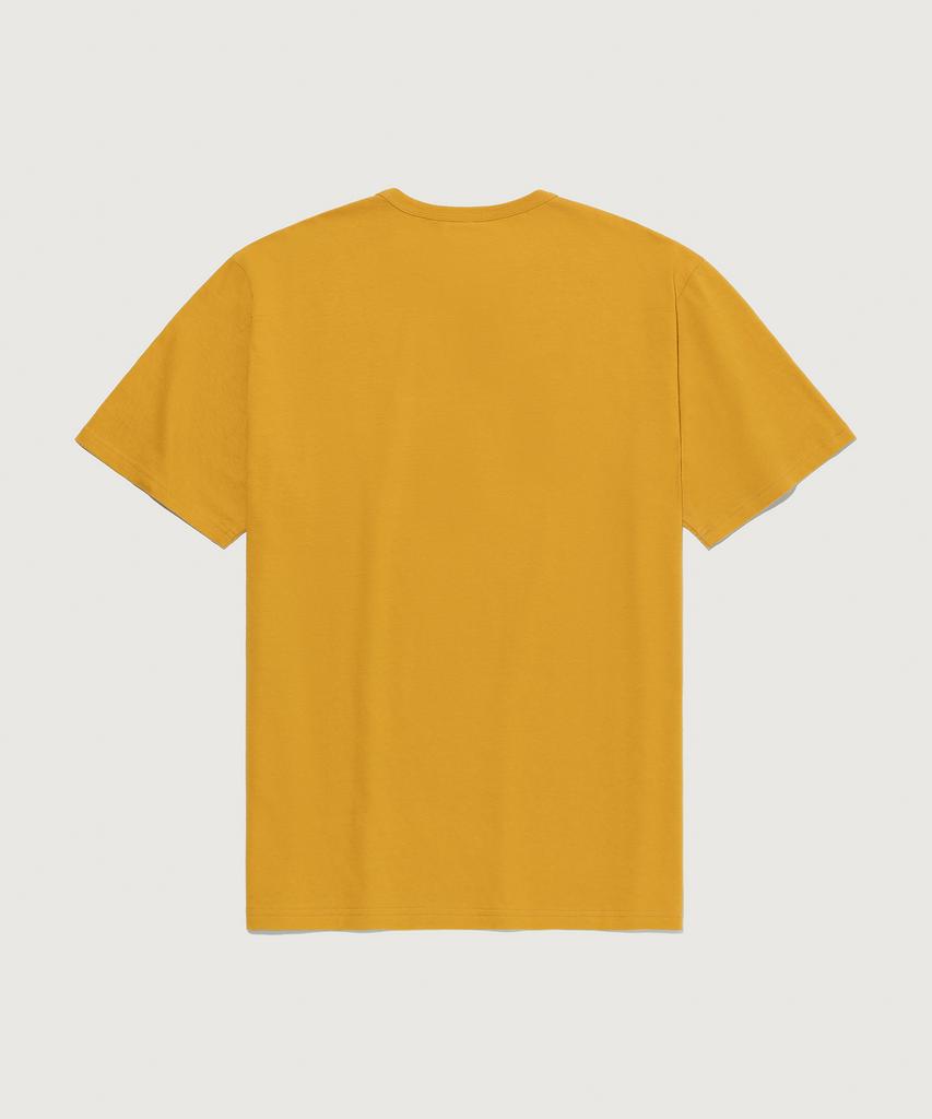 CHAMPION C-Logo Uni Short Sleeve T-Shirt Mustard