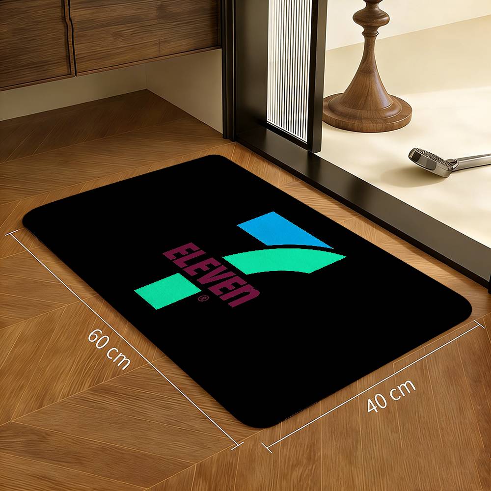 7-E-ELEVENS Bathroom Mat Kids Room Bedroom Decoration Balcony Anti-Slip Doormat Living Room Welcome Rug