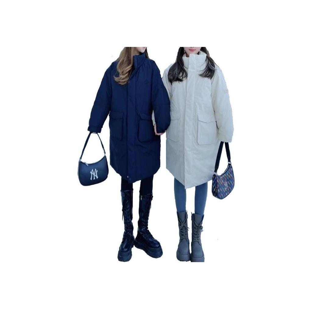 New MLB Base Logo Down Jackets Unisex Black 3ADJJ0116-50BKS