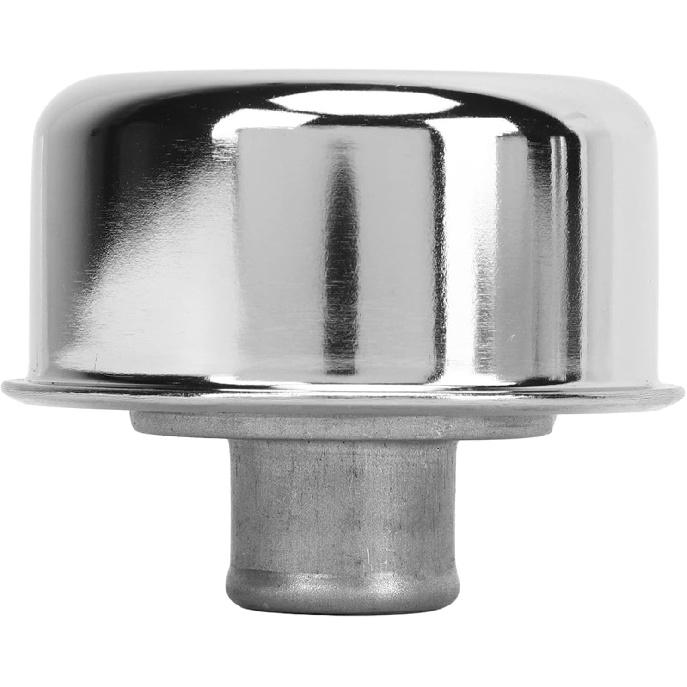 

Valve Cover Breather Cap, Oil Breather Cap Push In Style Round Oil Filler Cap for SBC SBF 327 350 302 454 502 1‑1/4in Hole Valve Cover