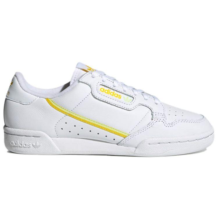 Adidas  Continental 80 White Semi Frozen Yellow Women Sneakers Cloud-White EE5561