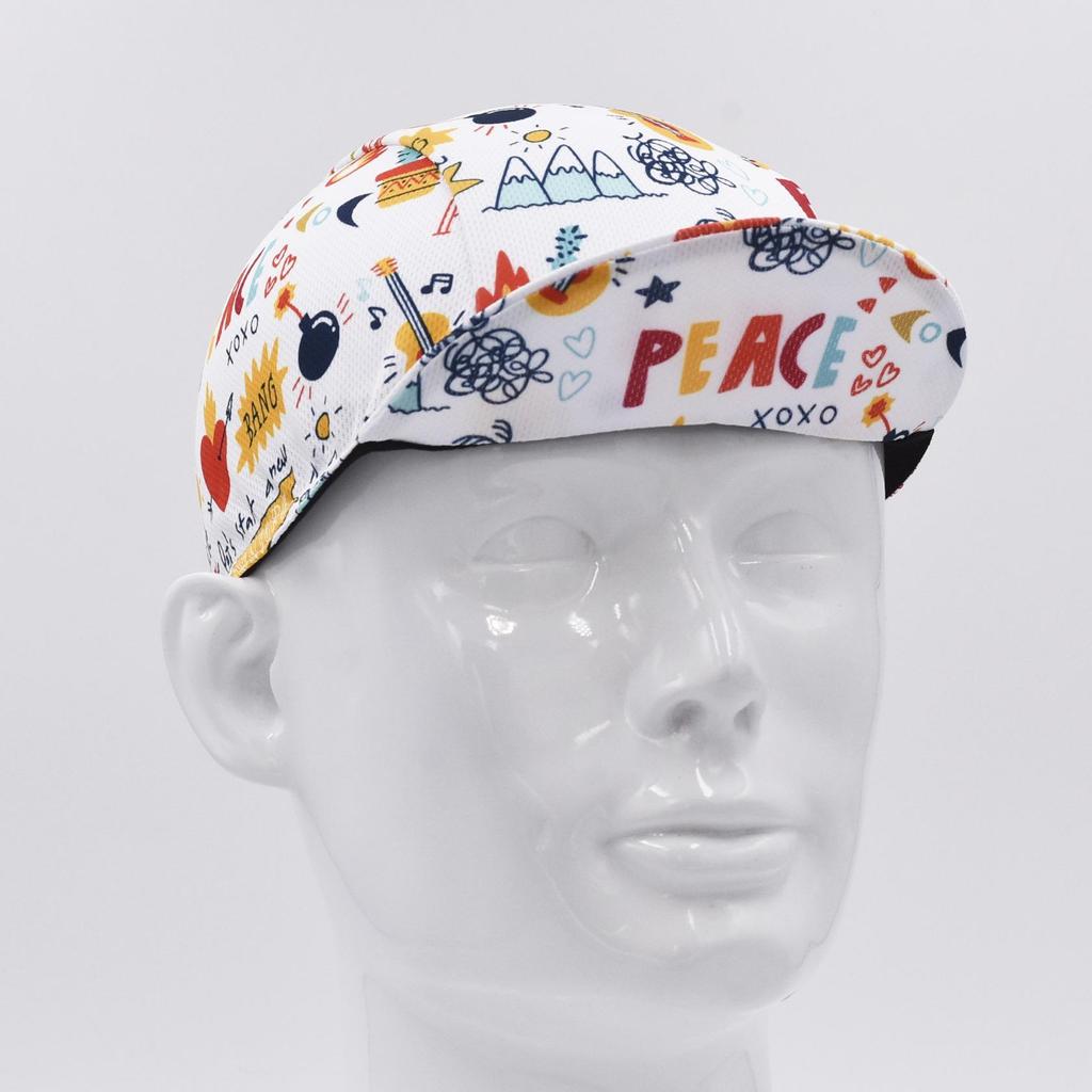 Outdoor Cycling Hat Sweat-absorbent Printed Sports Sun Hat Quick-drying Breathable Running Fitness Hat