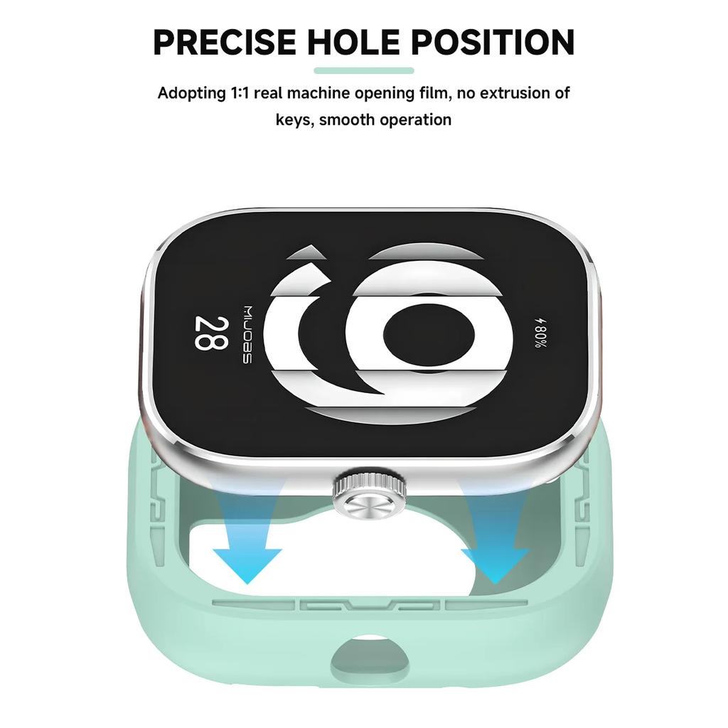 For Redmi Watch 5 4 Silicone Case Bumper Smart Watch Accessories Protective Cover for Xiaomi Redmi Watch 4 5 Protector Frame