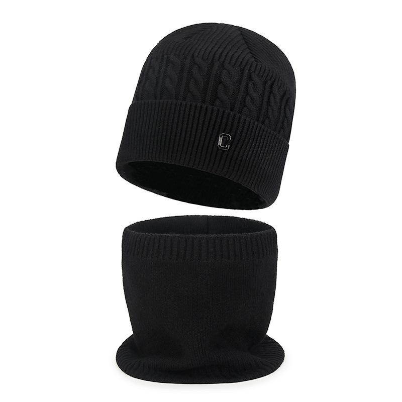 Women Men Winter Wool Hat Coldproof Warm Ear Protection Cap Outdoor Windproof Knitted Ski Hat
