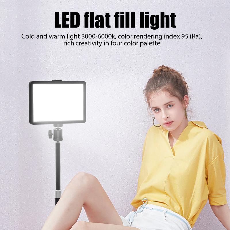 LED Photography Lamp Video Light Panel Lighting Photo Studio Lamp Kit For Shoot Live Streaming Youbube RGB Light Filters
