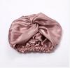 Custom Logo Sleeping Super Soft 19mm 100% Mulberry Silk Hair Bonnet Double Layer Daily Use All Seasons Fashion Bonnet
