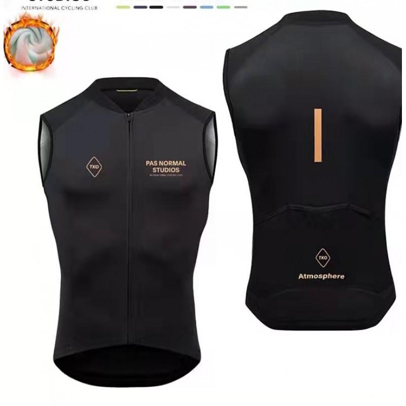 Fleece Vest Men Women Winter Cycling Jacket Windproof Warm Bike Outerwear