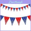 Western Cowboy Party Banner Pack With Paper Triangle Flags For Birthday Party Venue Decor
