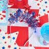 Star Pattern Headband Independence Day Hair Hoop Comfortable Headbands for Parties and Daily Wear