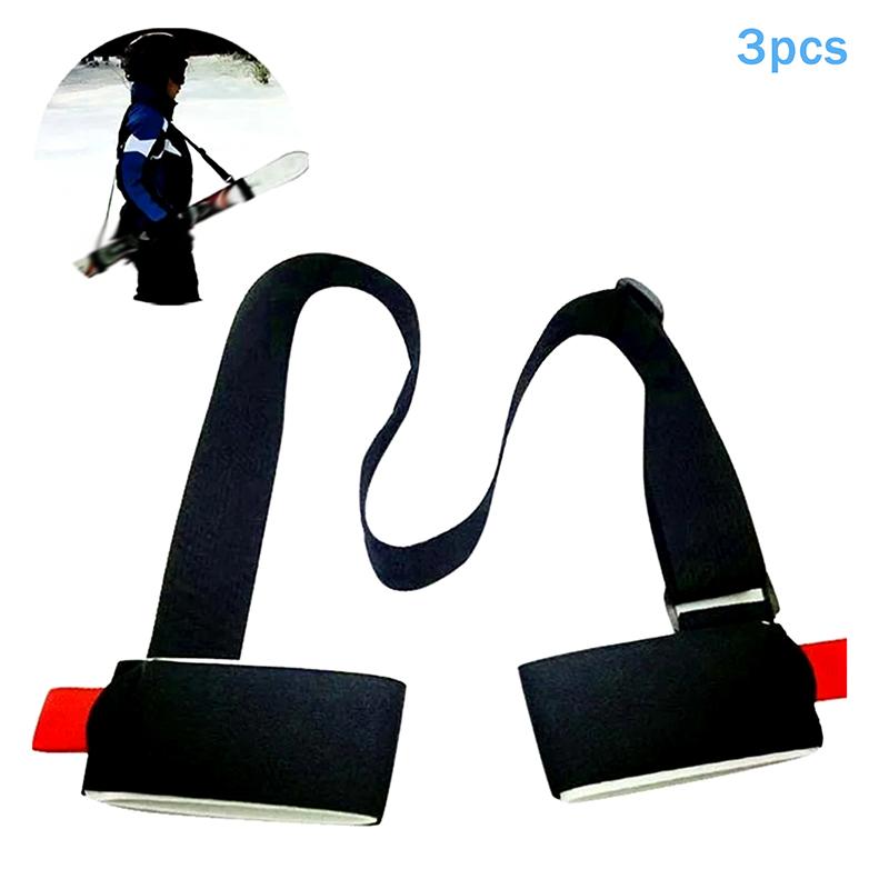 Outdoor Ski Fixed Strap Hand-Held Double Board Ski Strap Snowboard Shoulder Straps Adult Sled Shoulder Straps Ski Accessory
