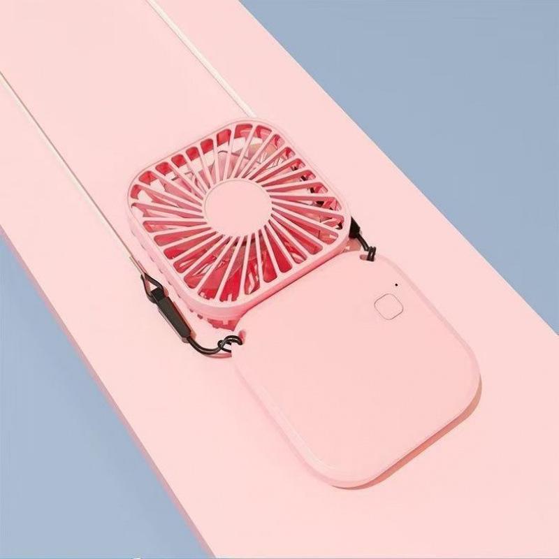 

&§ Rechargeable Handheld Mini Fan: Portable, Folding, Neck-Hanging Desk Fan for Office and Student Use 32x39x49 cm белый