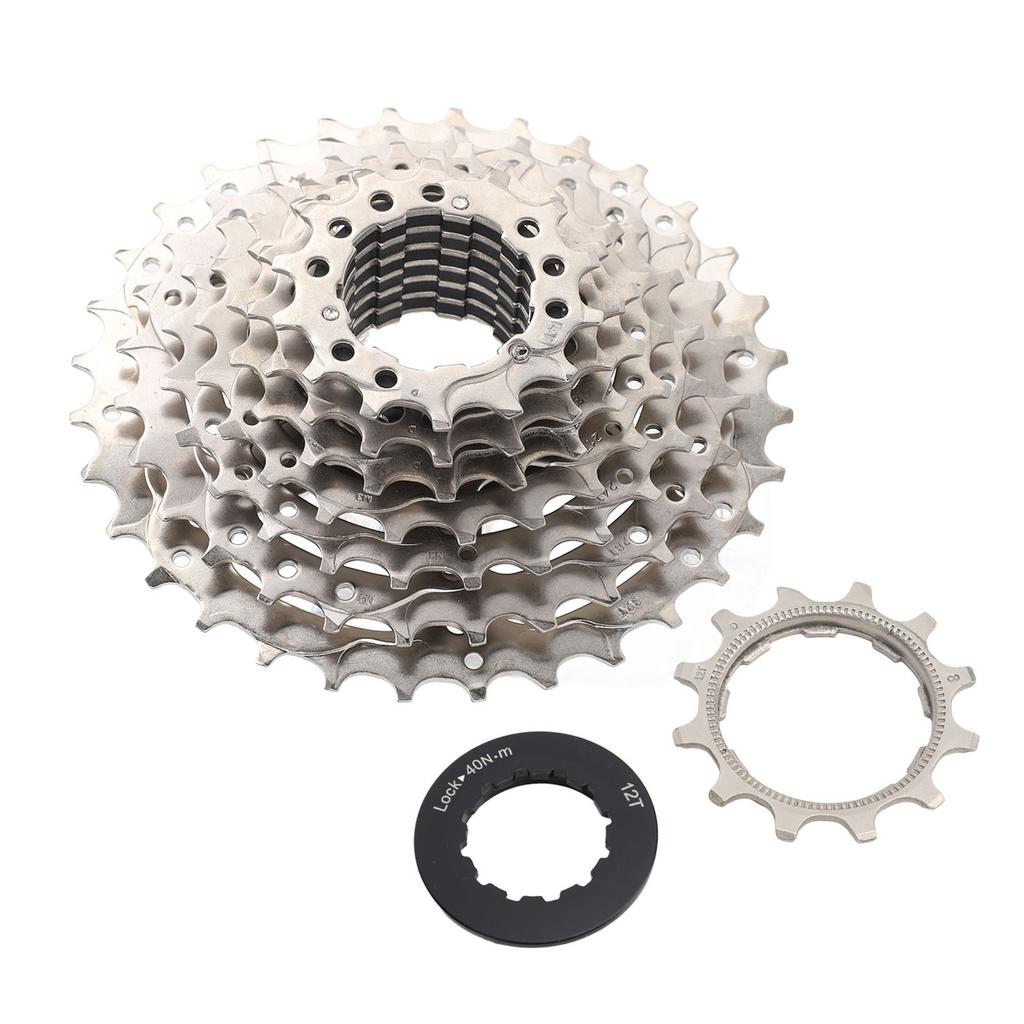 Bike Freewheel Aluminum Alloy 8 Speed 12 To 32T Noiseless Lightweight Cycling Cassette for Electric Bike