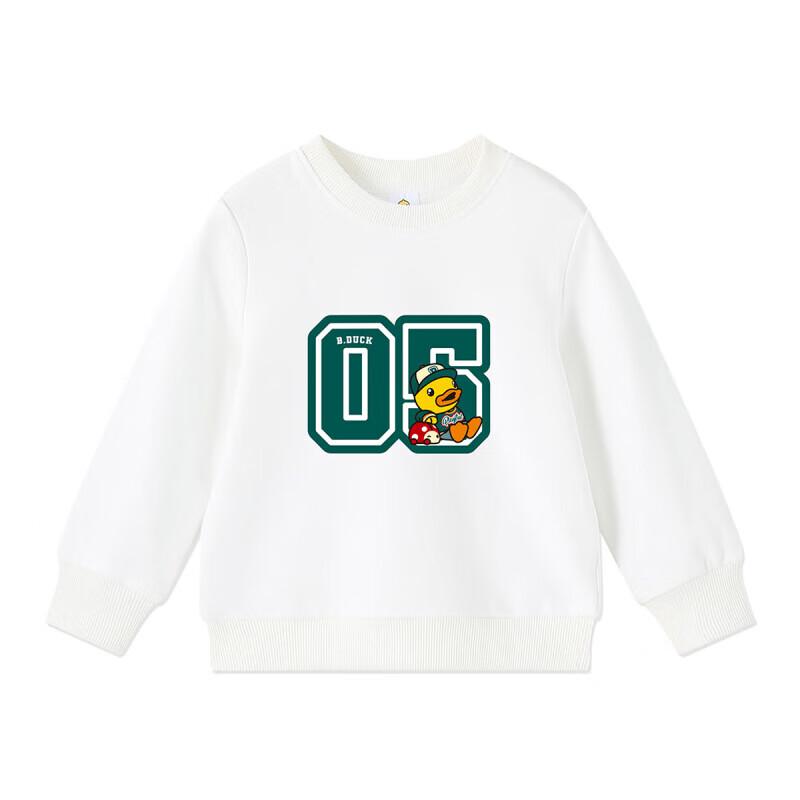 B.Duck Boys  Cartoon Print Sweatshirt 110