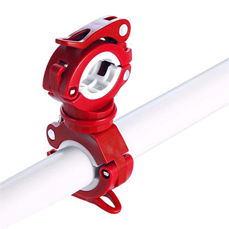 1 buc clemă pentru ciclism de 360 de grade, clemă cu rotație pentru biciclete, lanterna, suport pentru lampă frontală cu LED, clemă pentru accesorii pentru biciclete