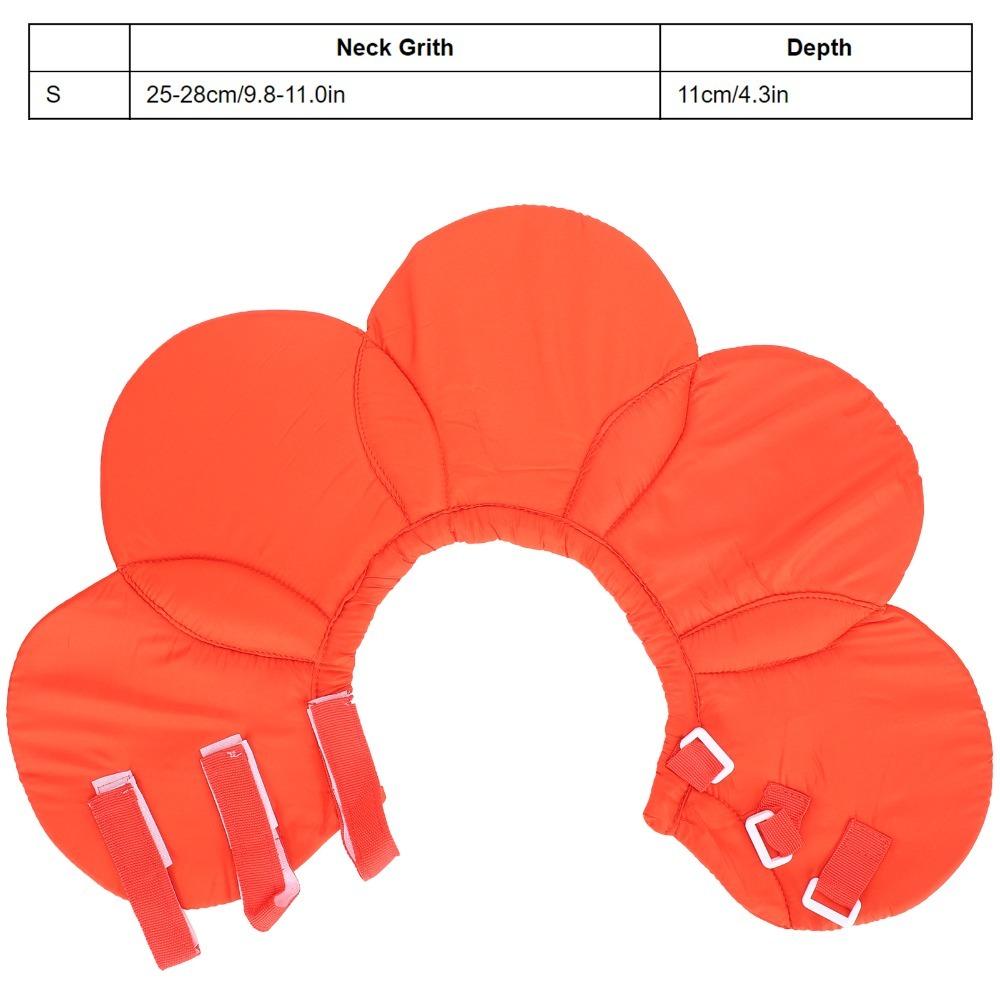 Adjustable Strap Anti Lick Ring Deepened Structure Protective Collar Recovery Cone Wound Care S оранжевый