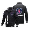 Men's Spring & Autumn Motorcycle/Car Logo Zipper Sports Jacket