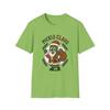 Unisex Softstyle T-Shirt Funny Pickle Santa Holly Wreath Holiday Christmas