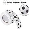 Paper Soccer Stickers Festival Multi-size Football Stickers Decorative Waterproof Sports Ball Sealing Label Birthday Gift