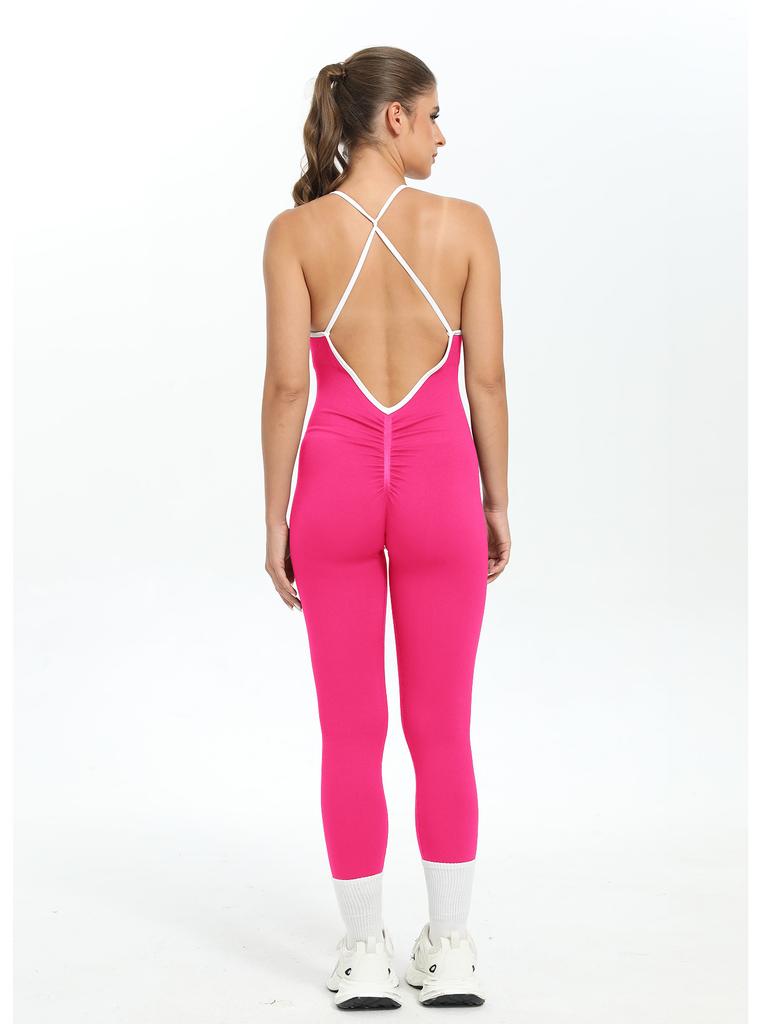 JYL Backless Shaping Vest Jumpsuit Running Outfit