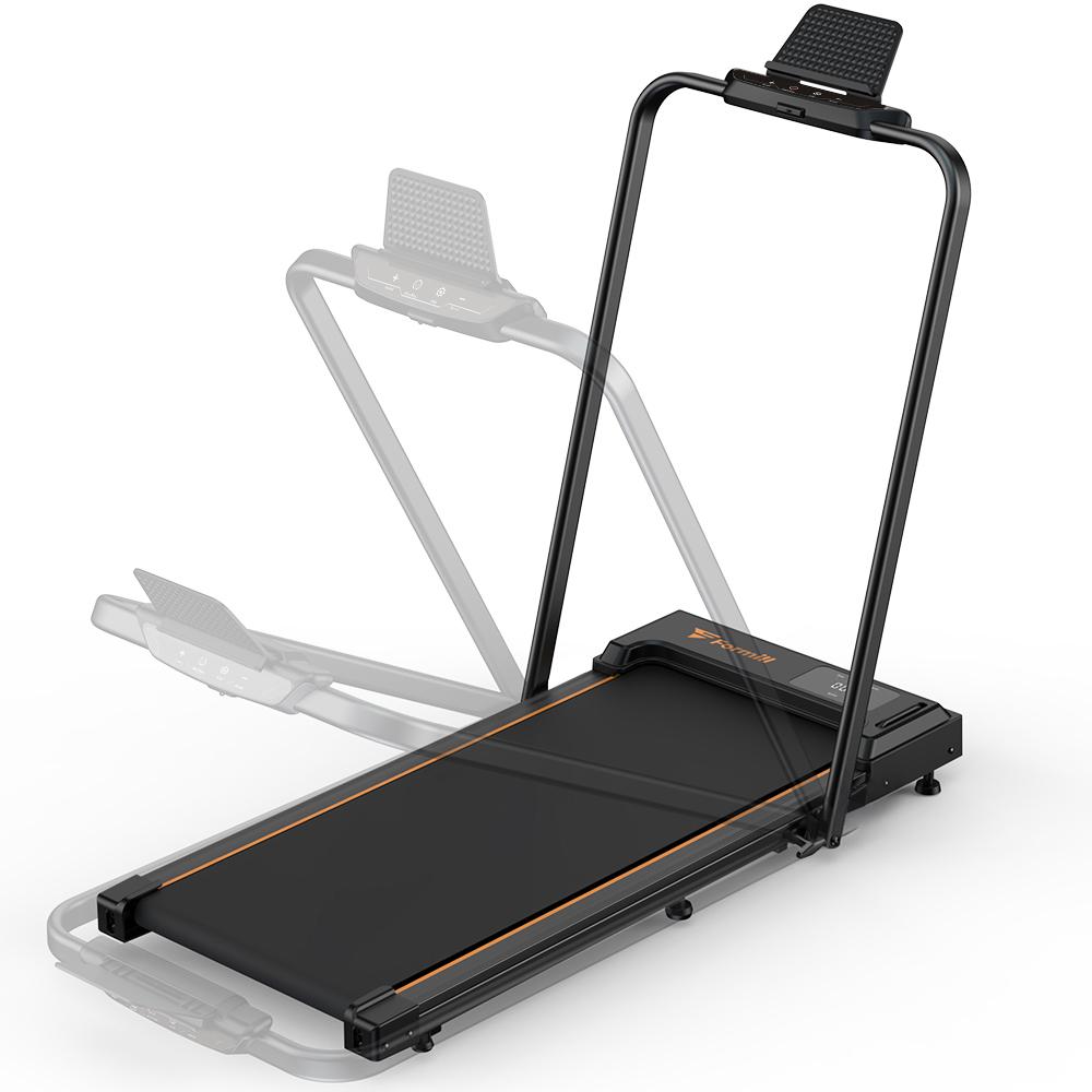 Formill FT51 Foldable Electric Treadmill for Home & Office Fitness 2.5HP Motor, 1-10km/h, 8 Shock Absorbers, Remote Control, LED Display Walking Pad