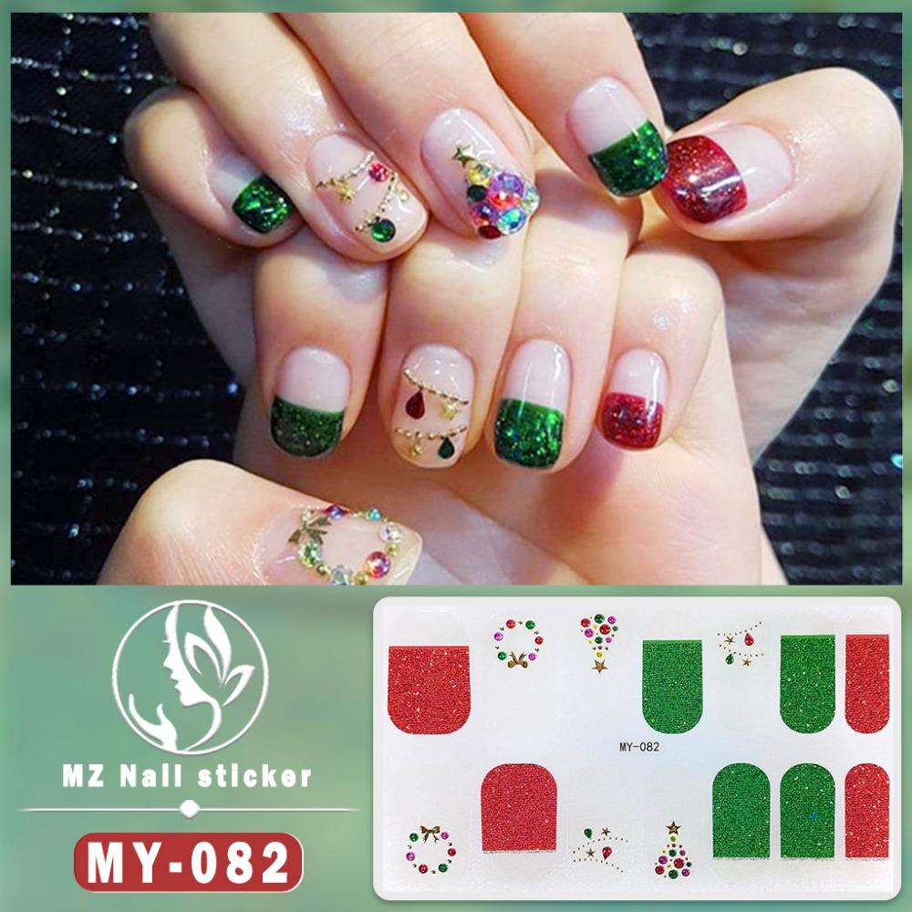 New Year's New Three-dimensional Waterproof No-bake Gel Nail Polish Film Full Sticker Ins Wind Nail Film Paper Nail Film