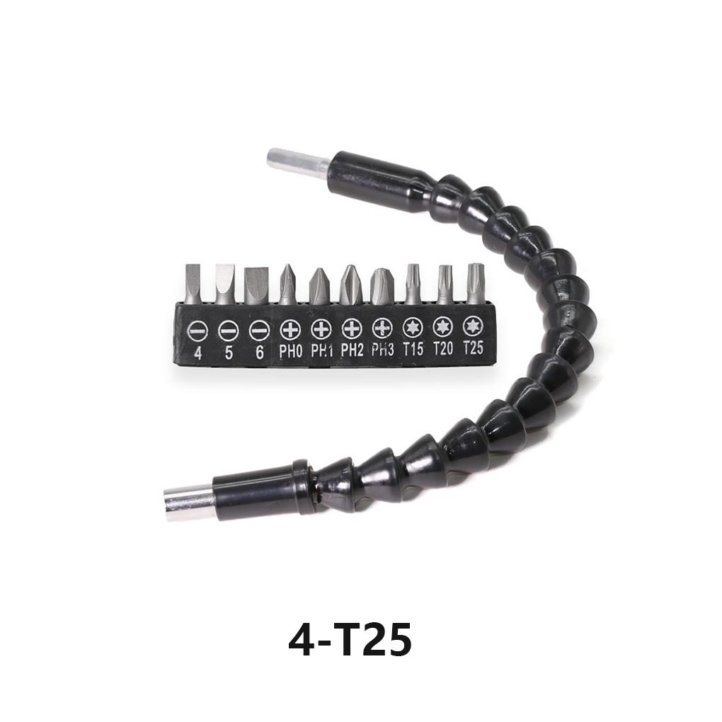 

10 Pieces/Set Screwdriver Bit Hex Shank Extension Bits Accessory Type 2