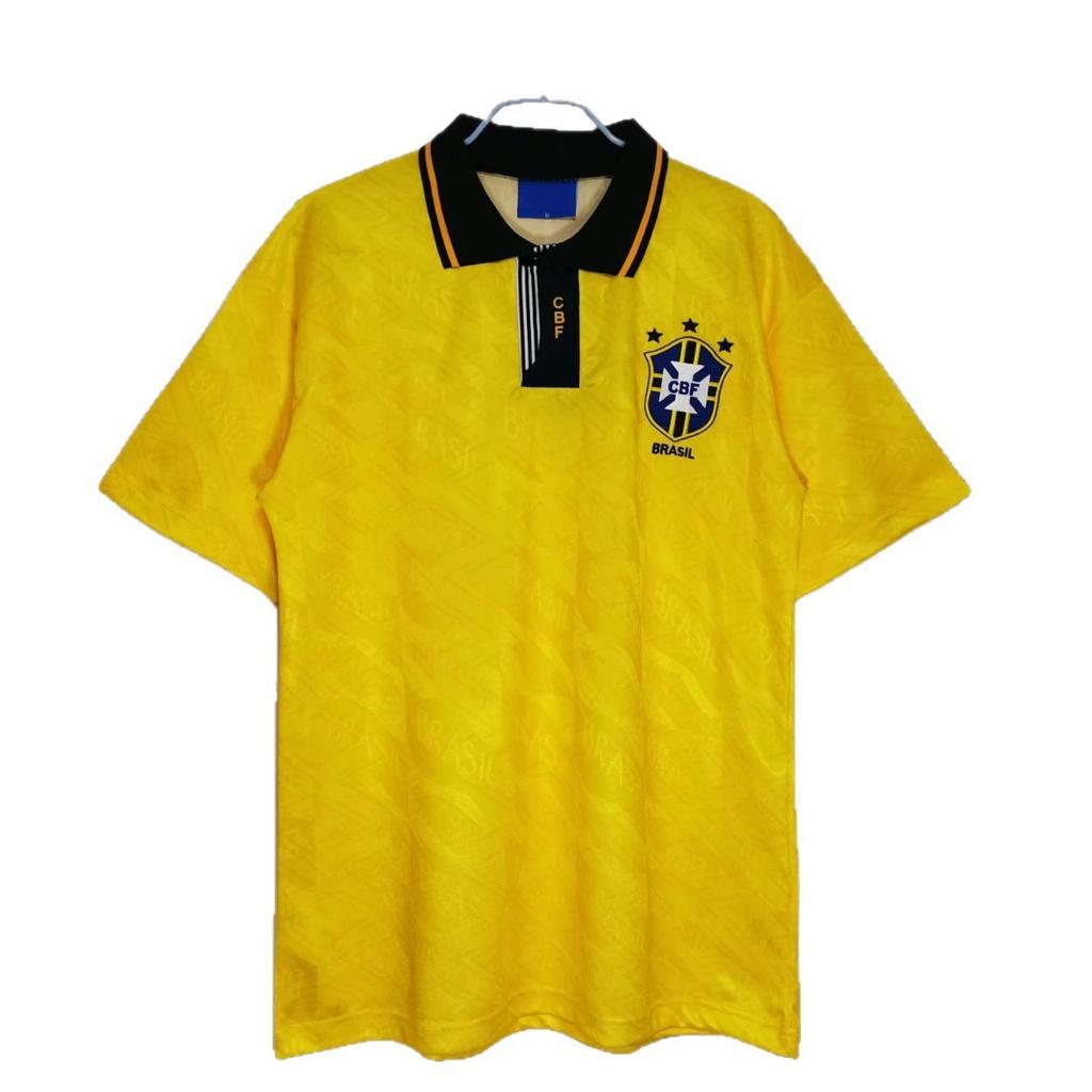 Source: Retro football uniform: Brazil-Real Madrid-Manchester United nostalgic version short-sleeved jersey
