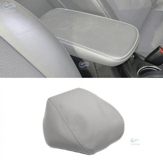 For Chrysler 11-14 200 Gray Micro Leather Car Center Console Armrest Box Cover