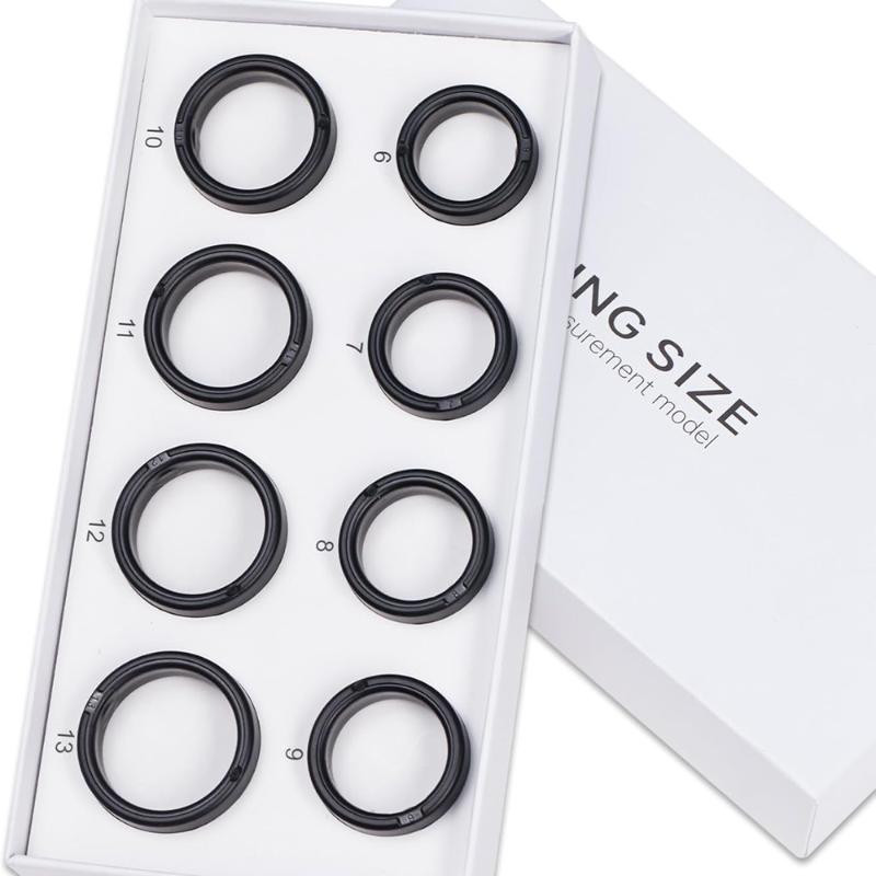 Smart Ring Sizing Kit Sizing Kit Size First Before You Buy 8 Sample Ring Sizes Size Before You Buy The Smart Ring Sizes 6 To 13