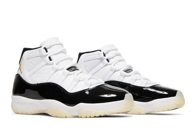 Men's Sneakers Jordan 11 Retro DMP Gratitude (2023) White / Metallic Gold - Black