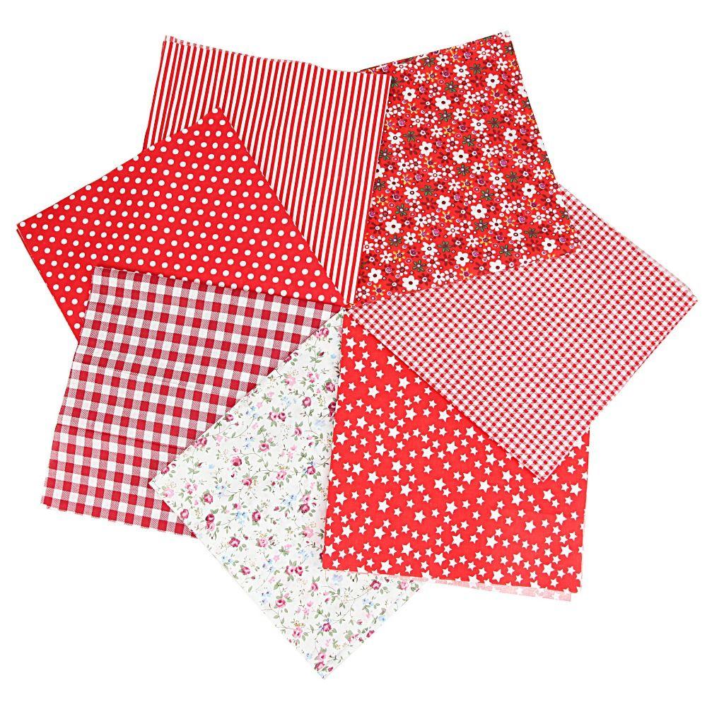7Pcs/set Pre-Cut Cotton Fabric Stash Colorful 50x50cm Patchwork Fabric Bundle Cotton Fabric DIY Sewing Patchwork Cotton Fabric