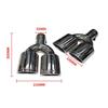 Mercedes AMG Quad Outlet Stainless Steel Tailpipe for W204 C-Class, W212 E63, C63, S-Class, S65.