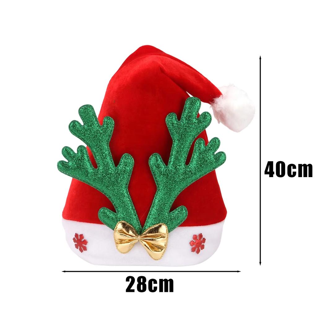 Deer Antler Hat Decorative Photography Props Hat Festival Gathering Hat Festive For New Year Christmas Party