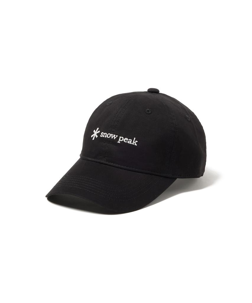 New Standard Logo Cap Hat UV Protection Camping Outdoor BLACK 1 [Snow Peak] NSD-AC-25AU001 Men's Women's