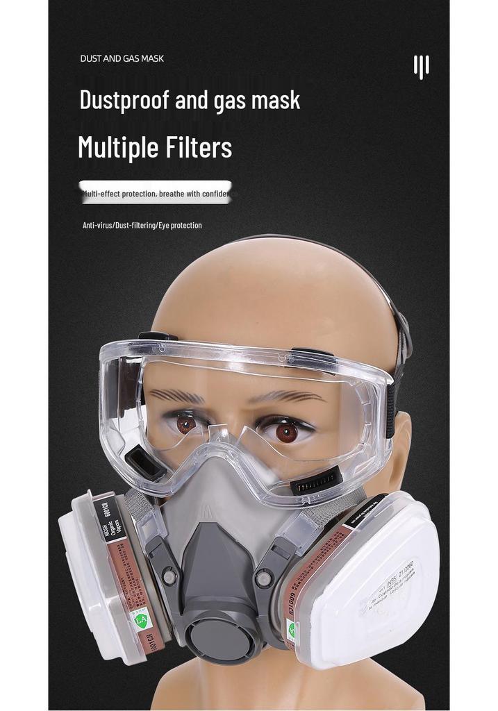 6200 Model Mask for Spray Painting, Pesticide, Decoration, Grinding, Chemical, Firefighting, and Dust Protection