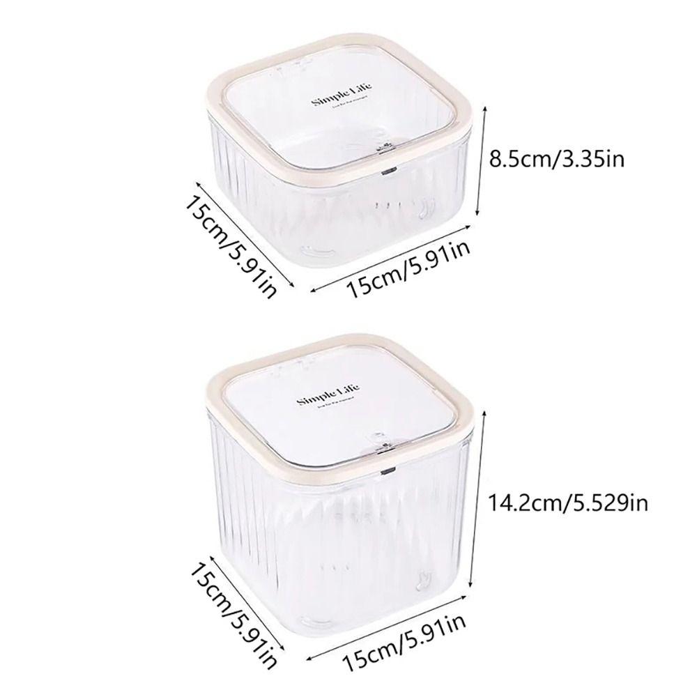 1Pcs Clear Hair Accessories Organizer Small Large Multifunctional Desktop Storage Box Acrylic Pop-up Hair Tie Organizer