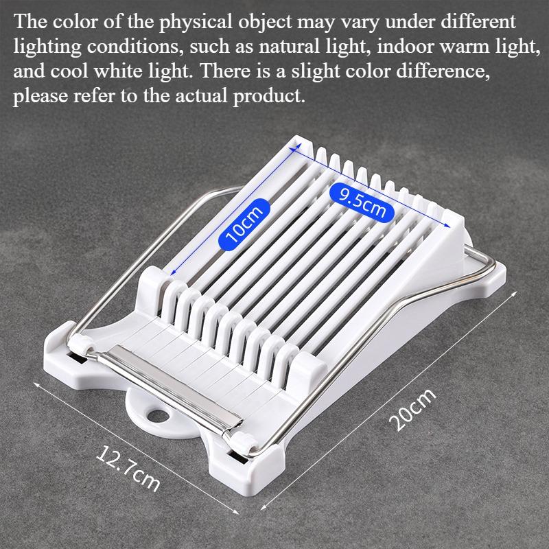 1 Multifunctional Stainless Steel Slicer, Approximately 8mm Thick, Suitable for Meat, Ham, Eggs, Bananas, Kitchen Tools