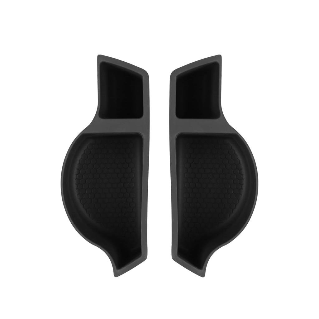 FDAIUN Car Seat Cup Holder Silicone Compatible with Daihatsu Move and Subaru Stella Cup Custom Interior Parts and Easy Black Second-Row Coasters,