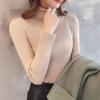 Turtleneck Pullover Sweater Women Jumper Knitted Fashion Autumn Long Sleeve Slim