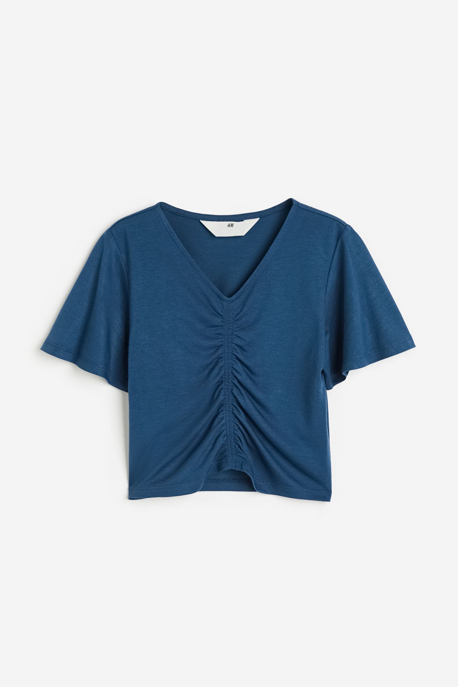 

Ruched jersey T-shirt