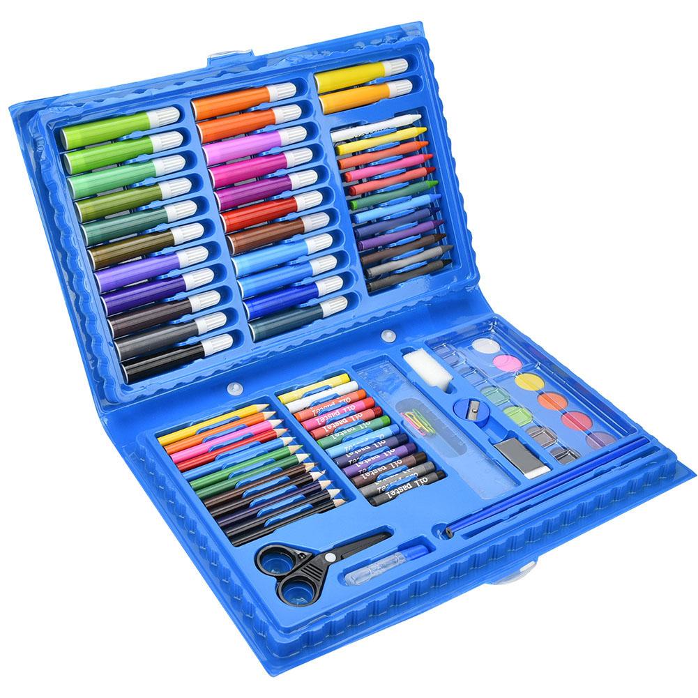86pcs Watercolor Pen Colored Pencil Crayons Set Art Painting Tools with Gift Box