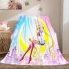 Japanese anime cute cartoon theme Sailor Moon Tsukino Usagi blanket suitable for home beds, sofa covers, office nap, outdoor warm blankets O4