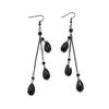 Crystal Tassel Drop Earrings - Halloween Blood Drop Design for Women