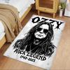 Ozzy Osbourne Tribute Poster Carpet Suitable for Kitchen Dormitory Hallway Study room Antislip Carpet Office home decor Perfect Gift for Women/Men