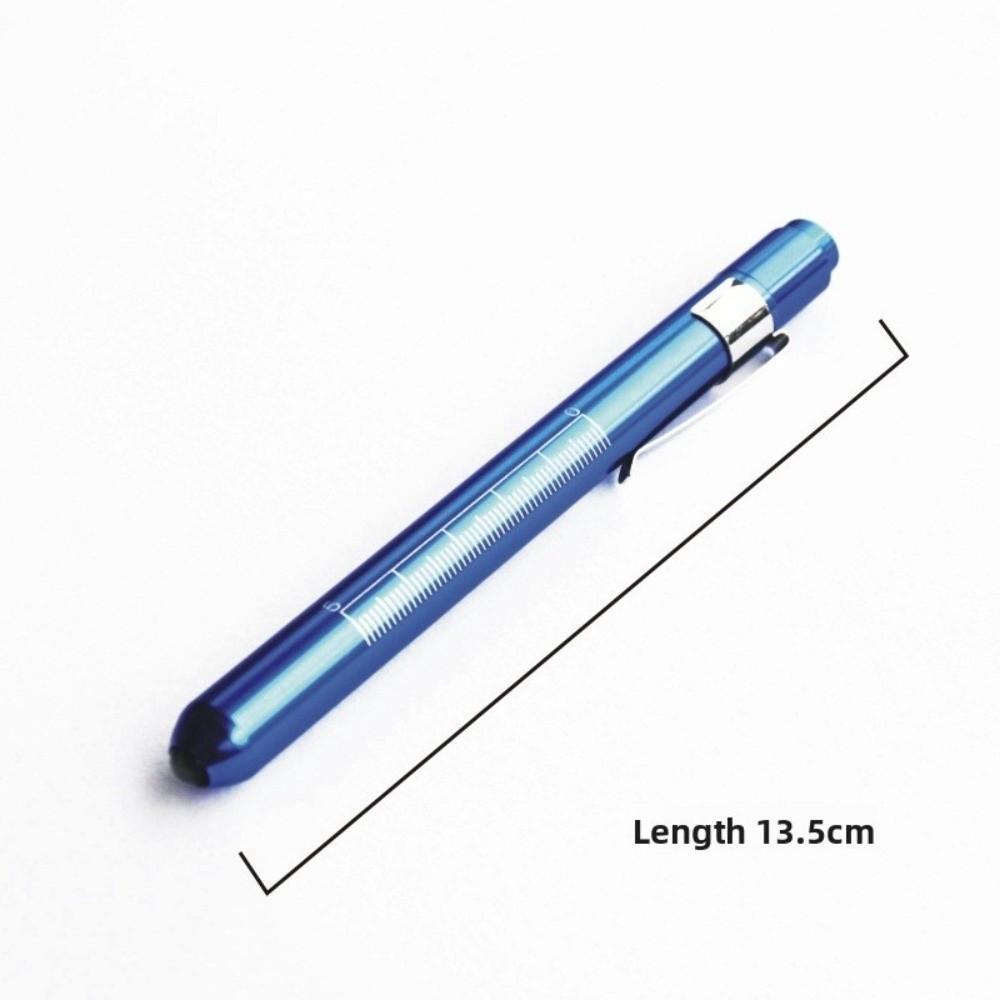 Portable Aluminum Alloy Pen Style Flashlight White Light Small Size LED Pen Light Pupil Pen Small Flashlight Dental Examination